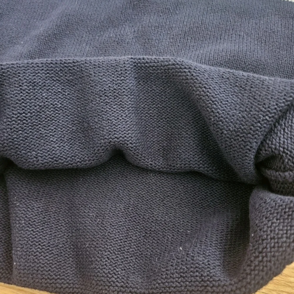 Gymboree 100% Cotton Navy Blue & White Stripe Pullover Kids Size M(7-8)